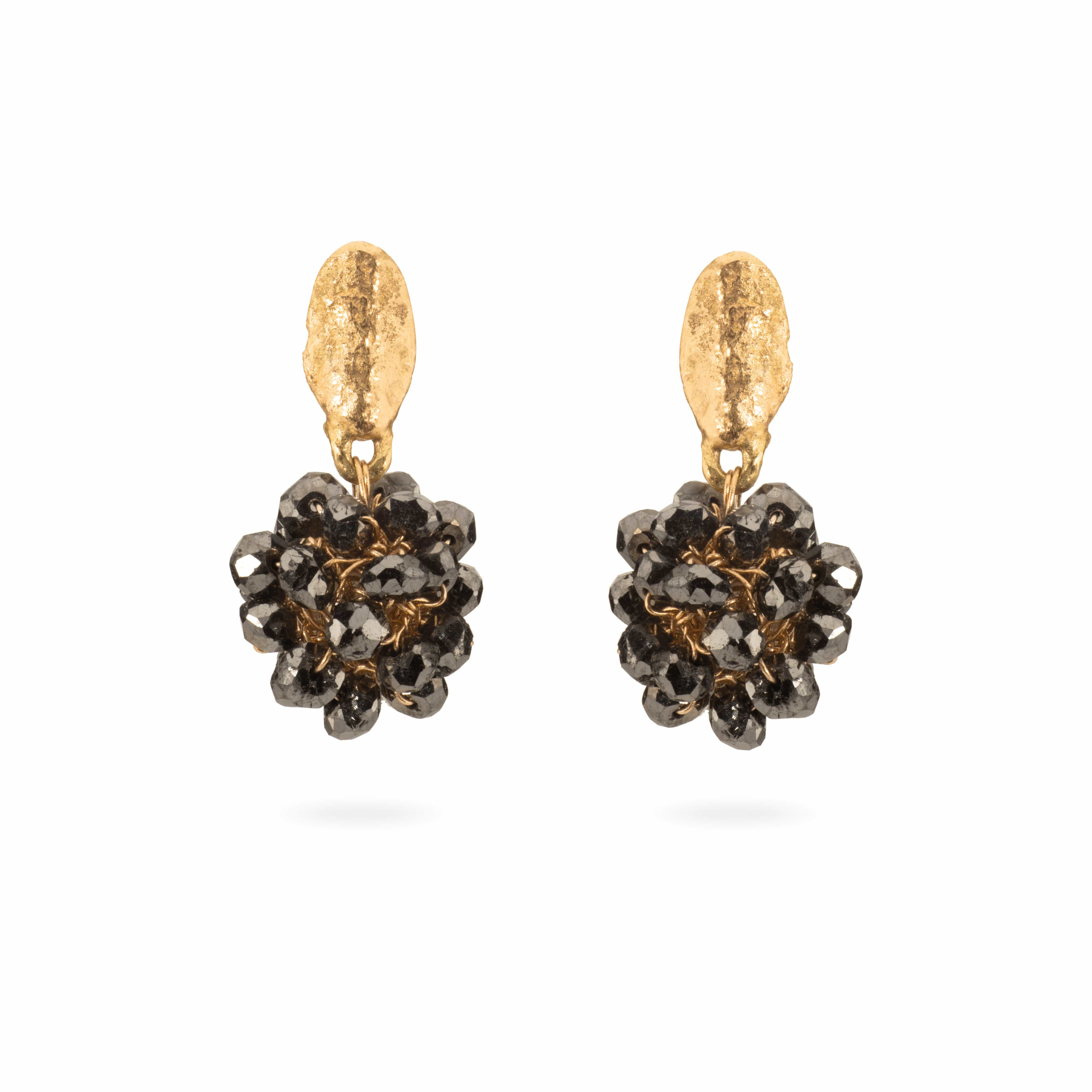 Eclipse Meteor Diamond Drop Earrings
