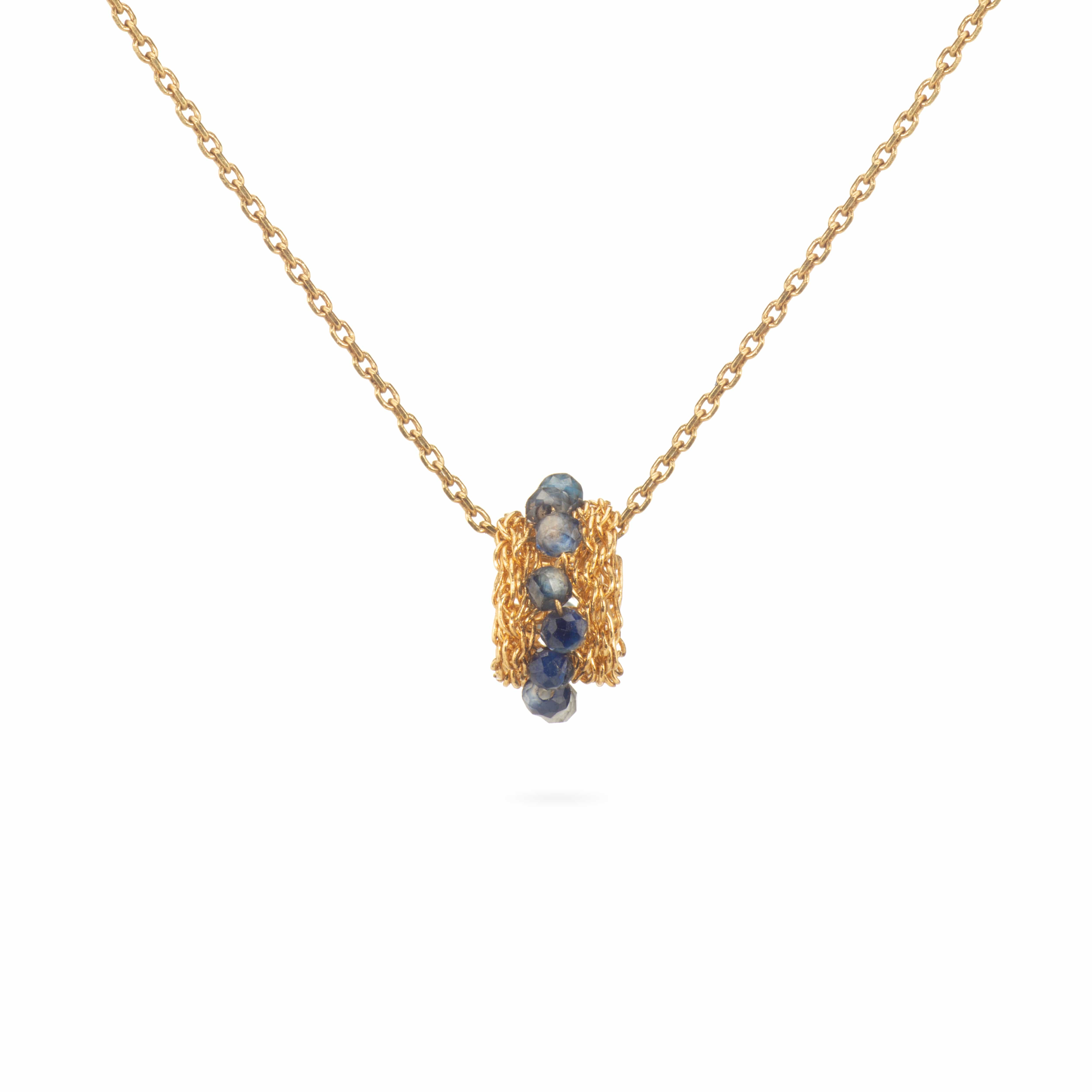 Eclipse Sapphire Orbit Pendant