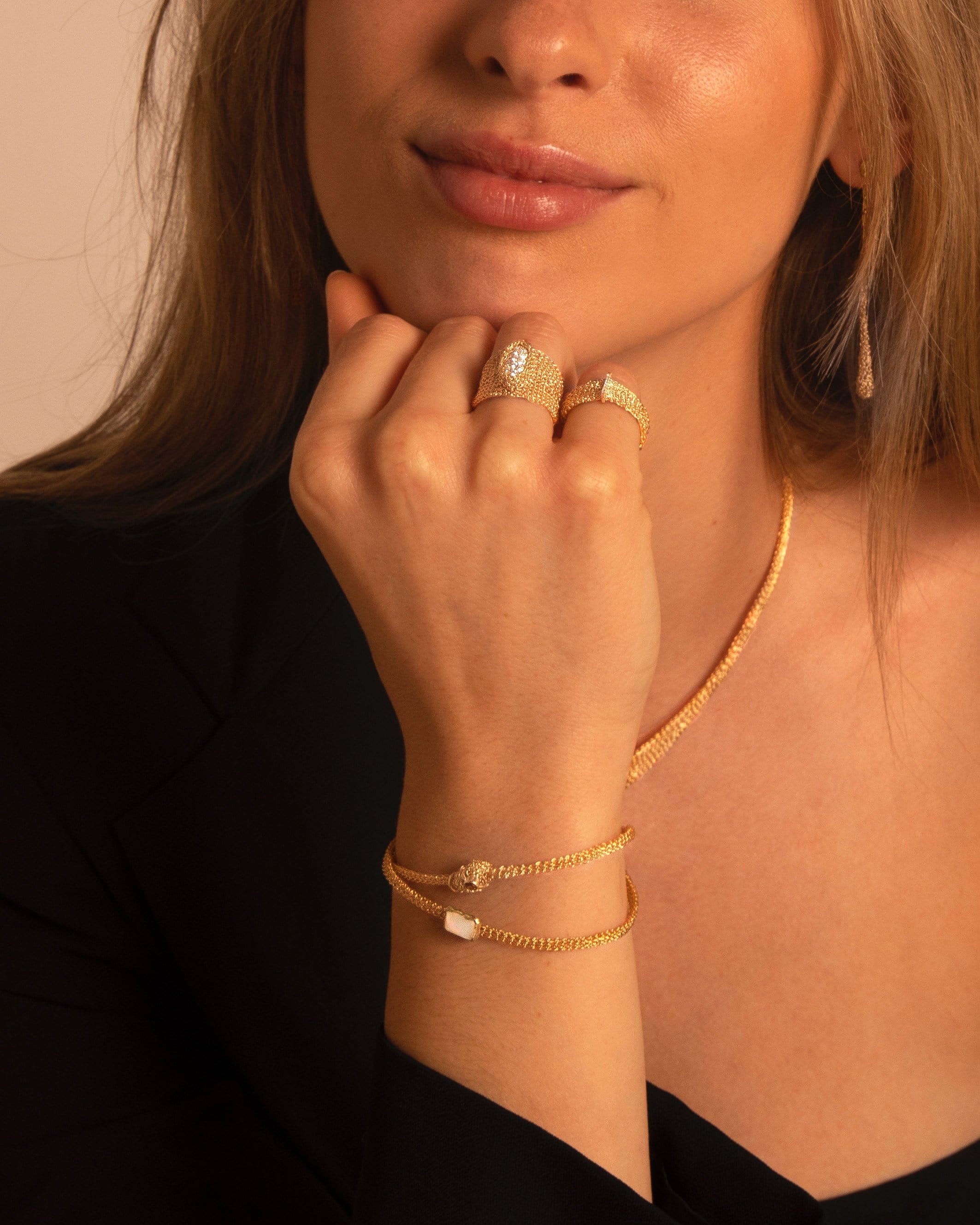 Lumo Pavé Cluster Ring