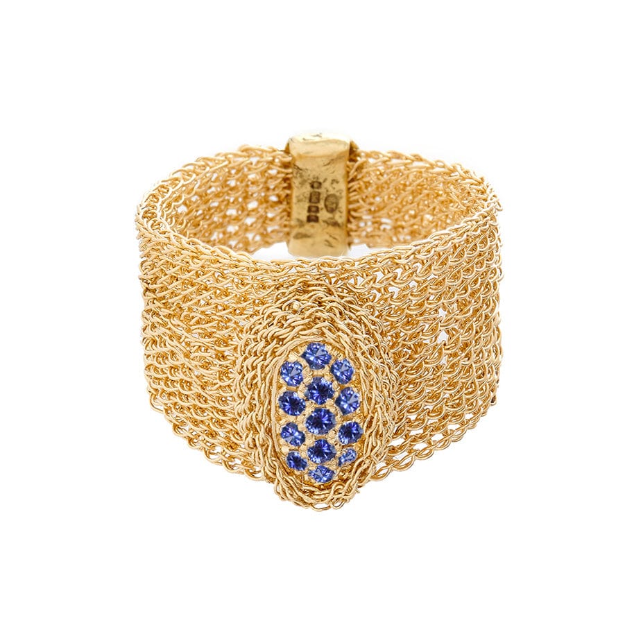 Lumo Pave Sapphire Cluster Ring