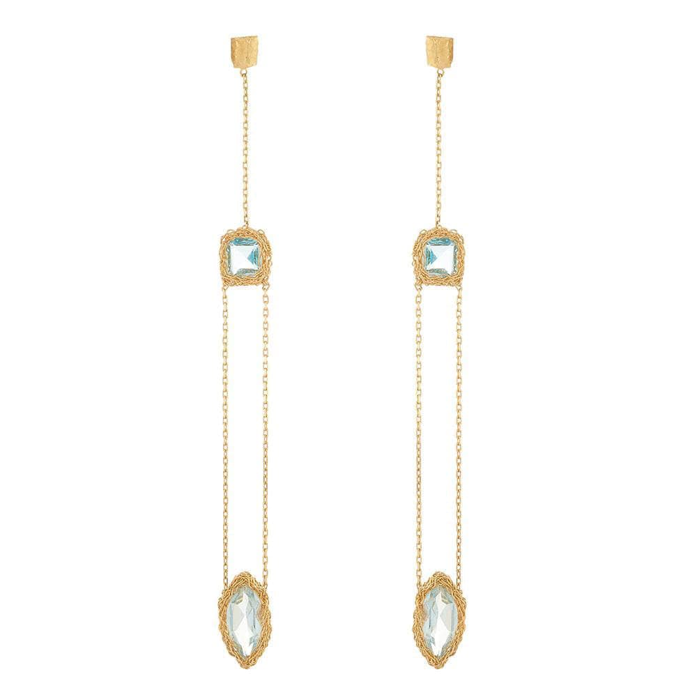 Decima Long Drop Earrings