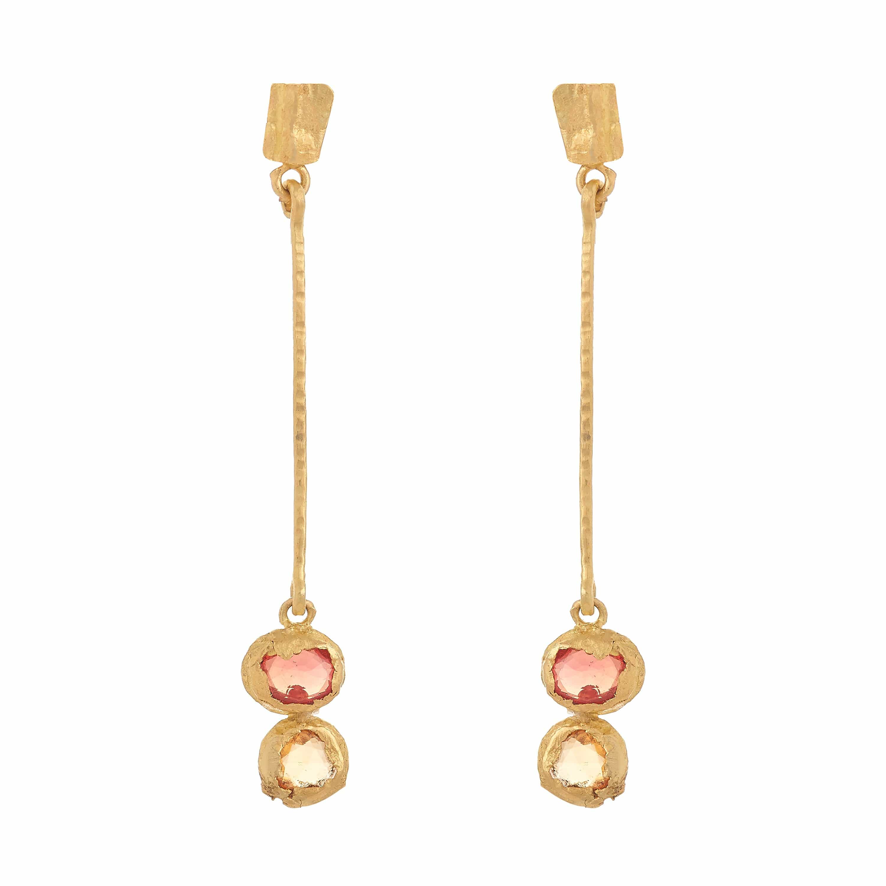 Kuutar Long Drop Earrings