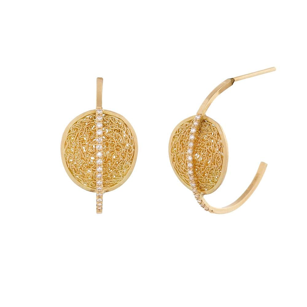 Lumo Disc Earring Hoops