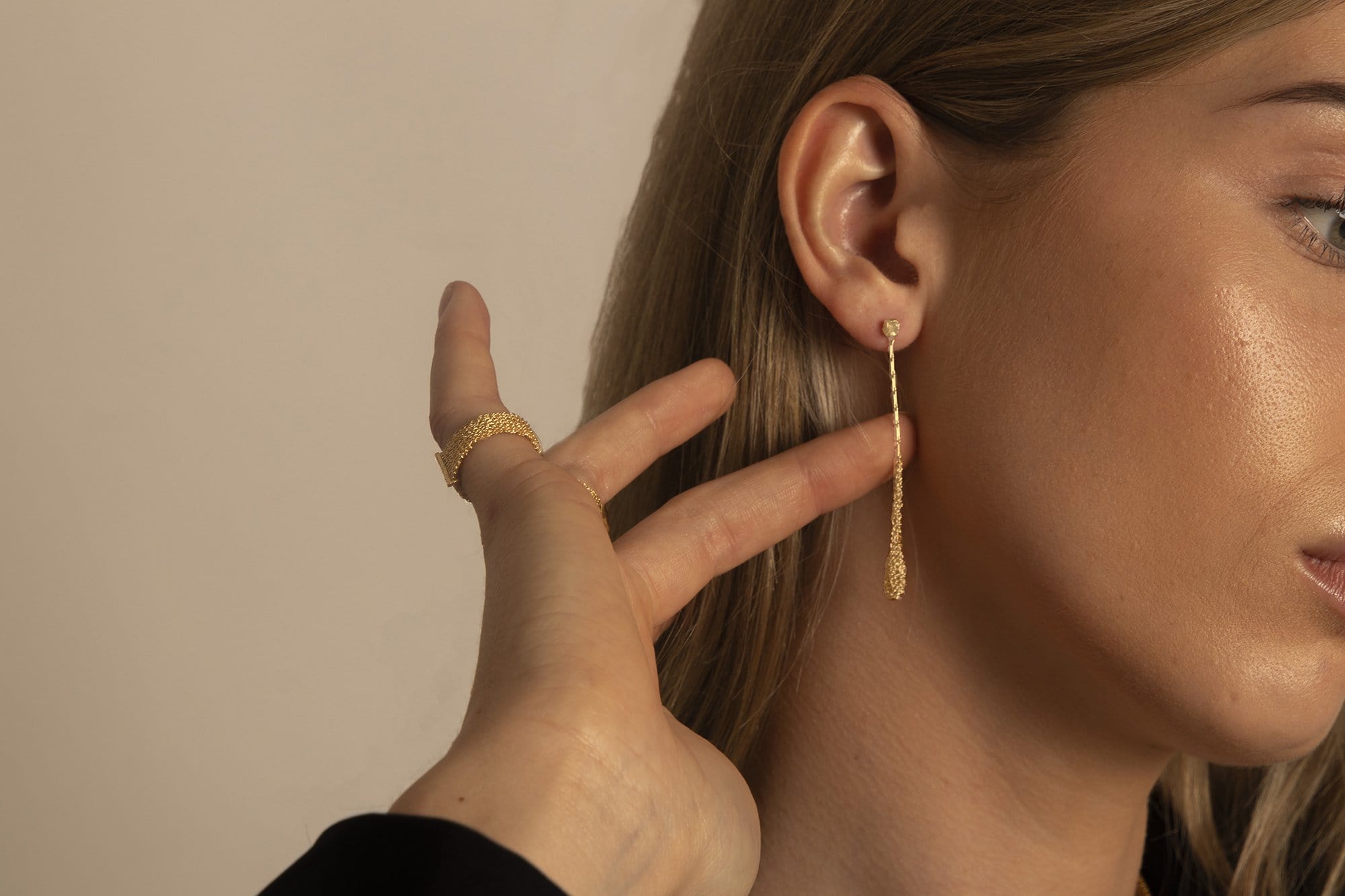 Teardrop Lace Earrings