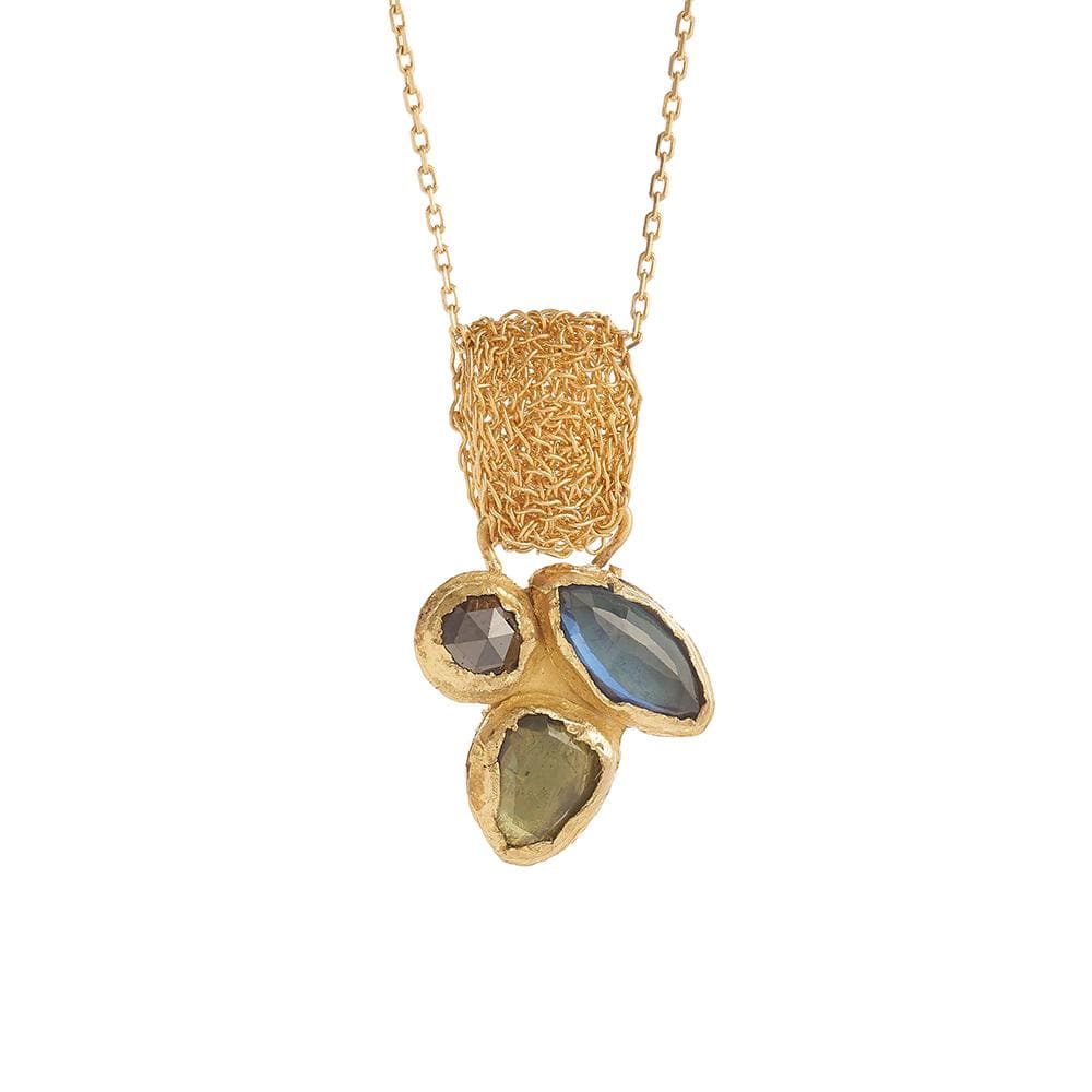 Kuutar Three Stone Pendant