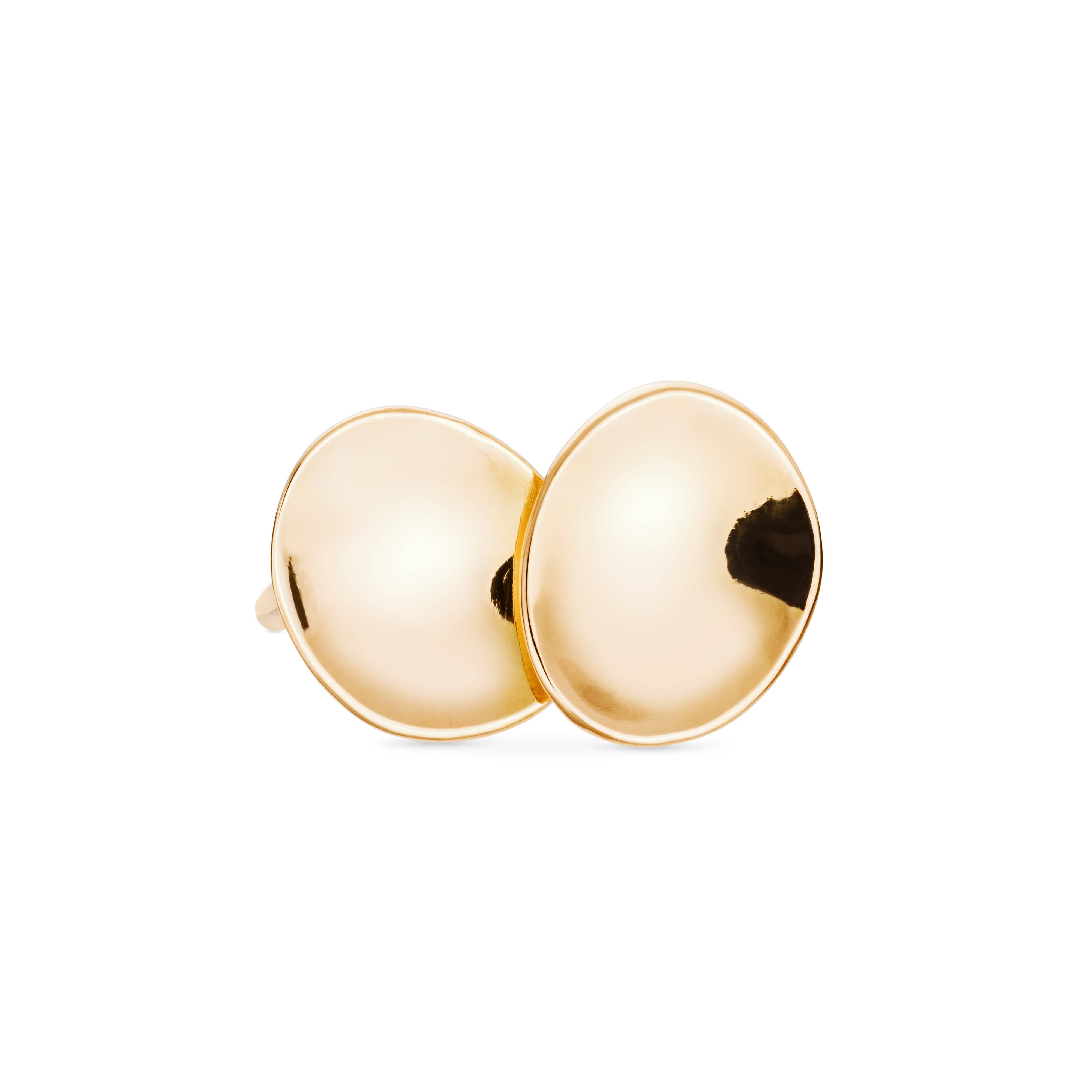Pebble Double Lily Pad Ring