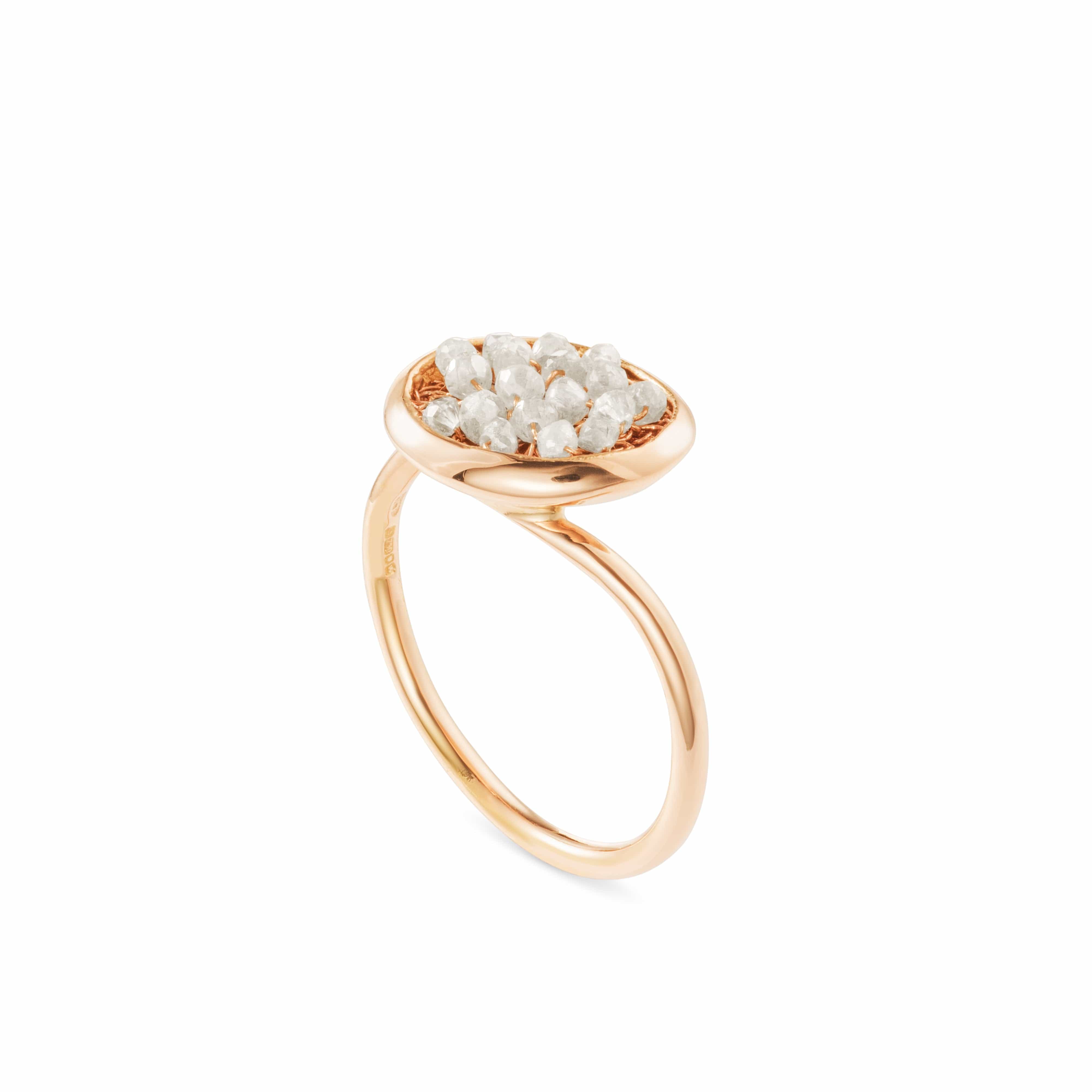 Pebble Diamond Ring