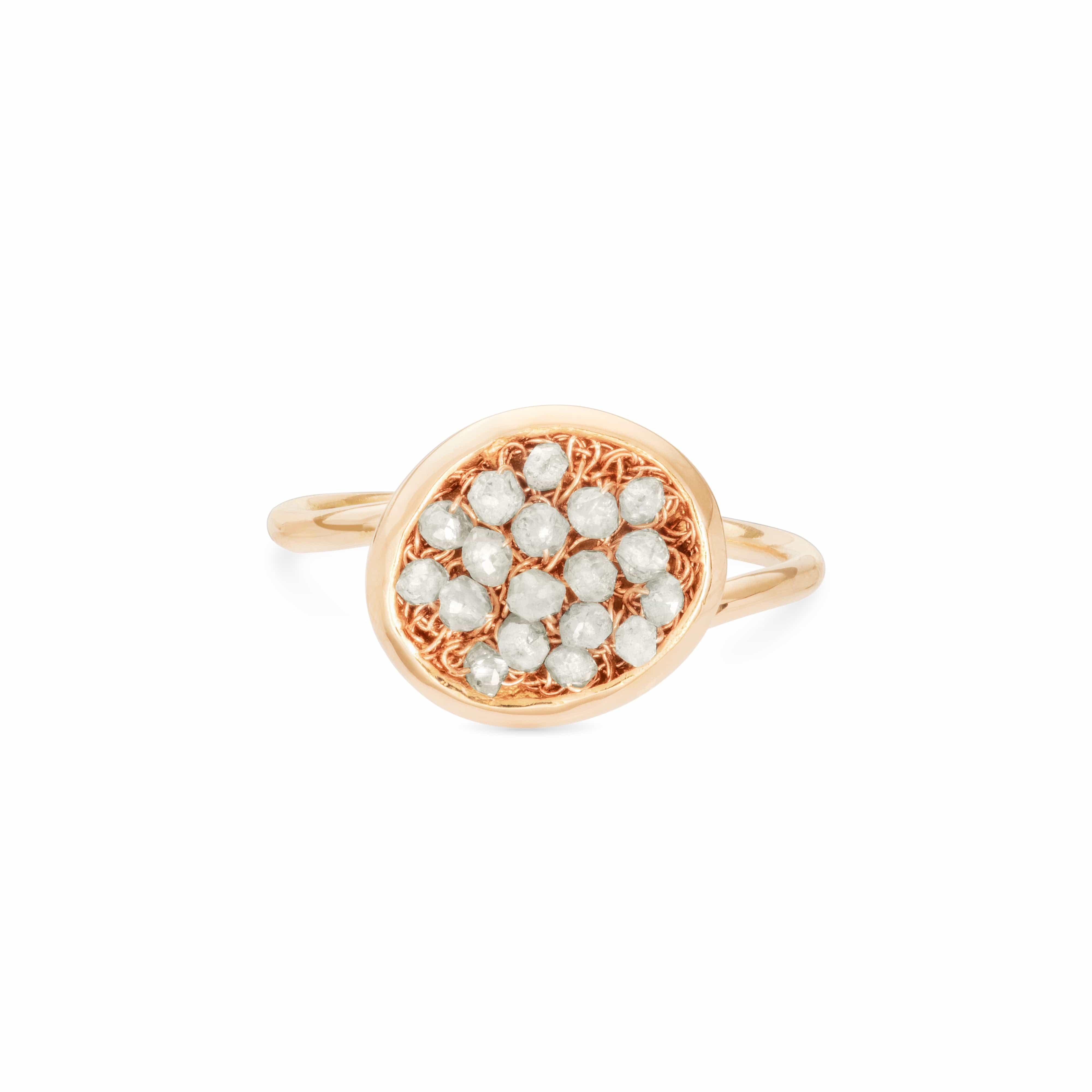 Pebble Diamond Ring