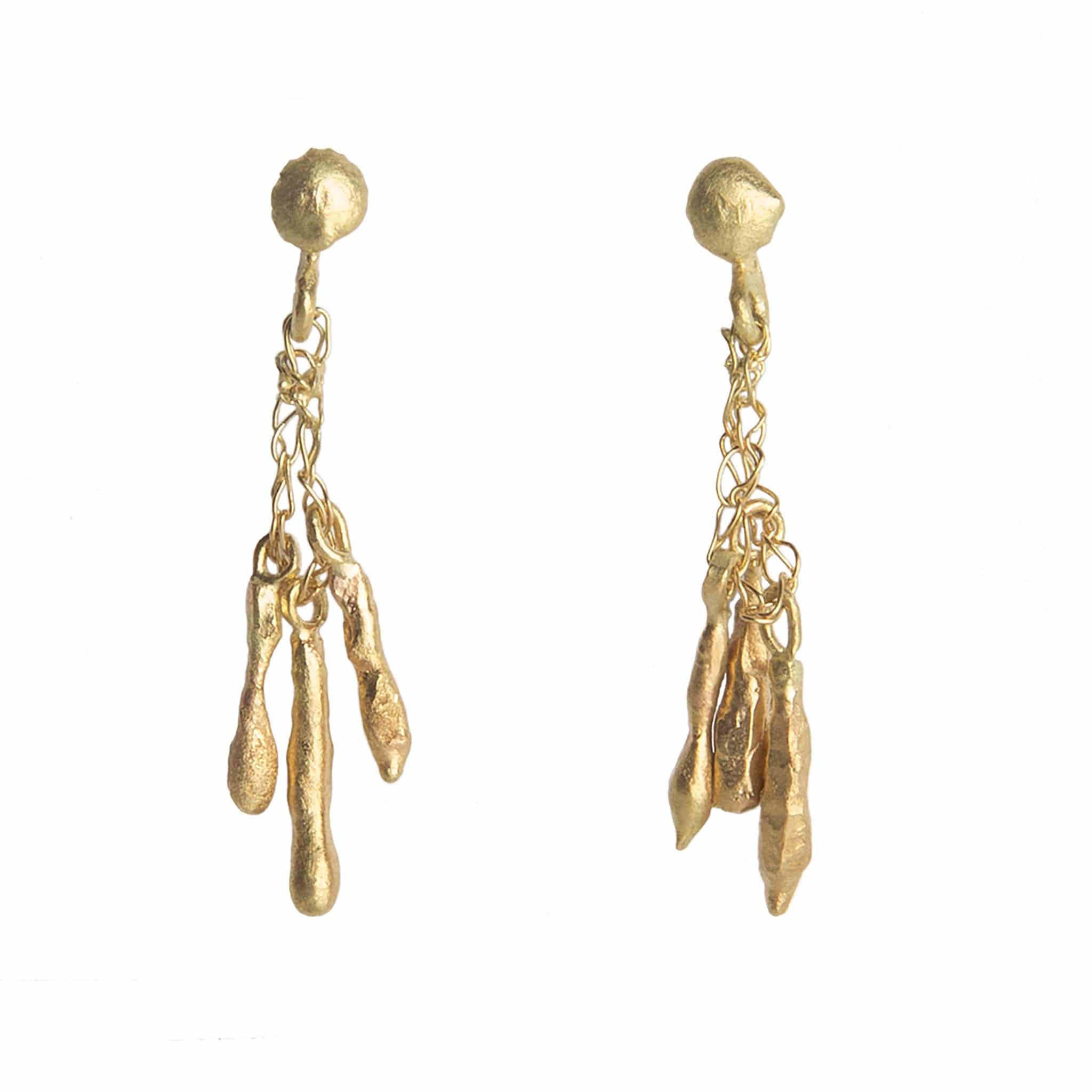 Organic Drop Earrings