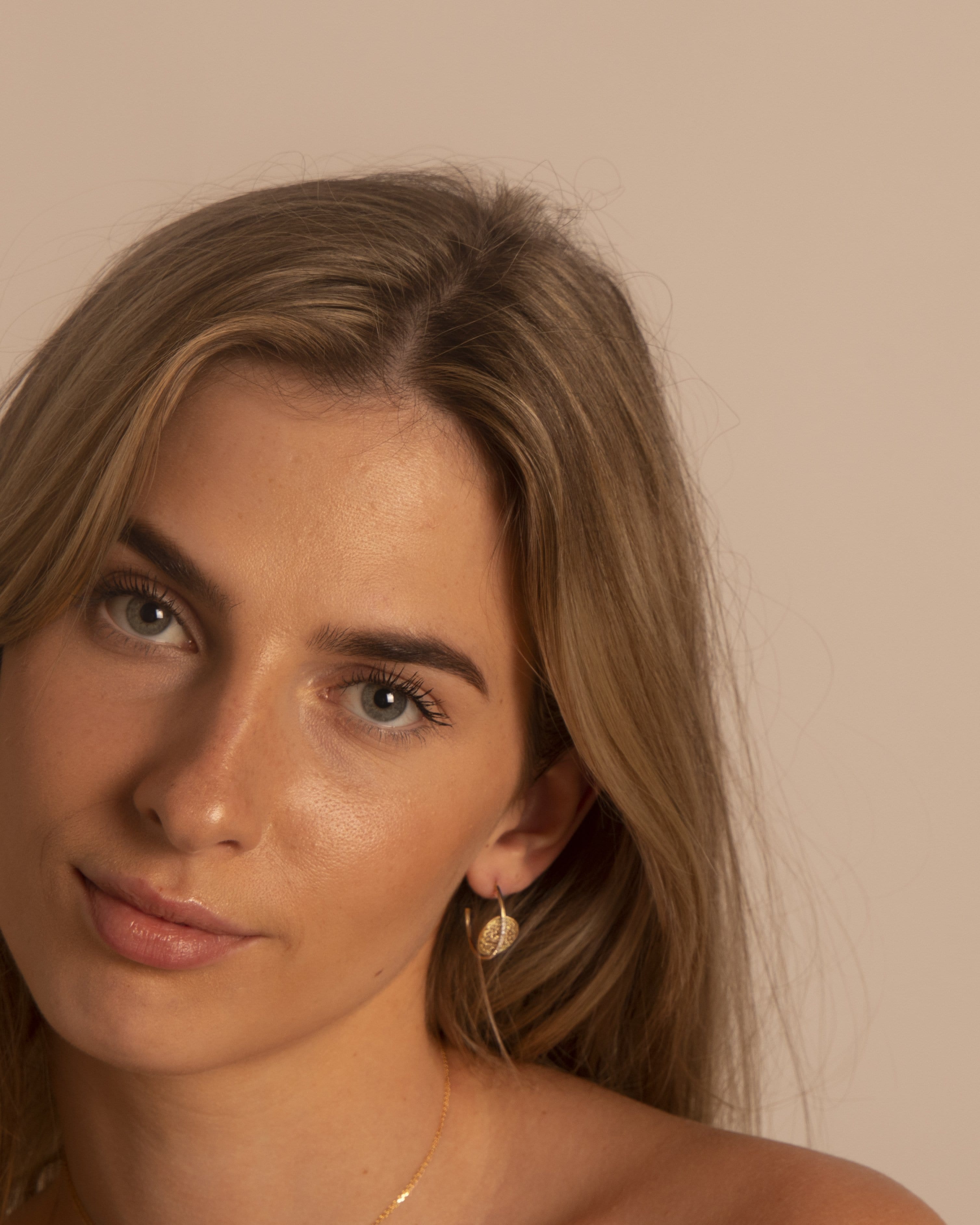Lumo Disc Earring Hoops
