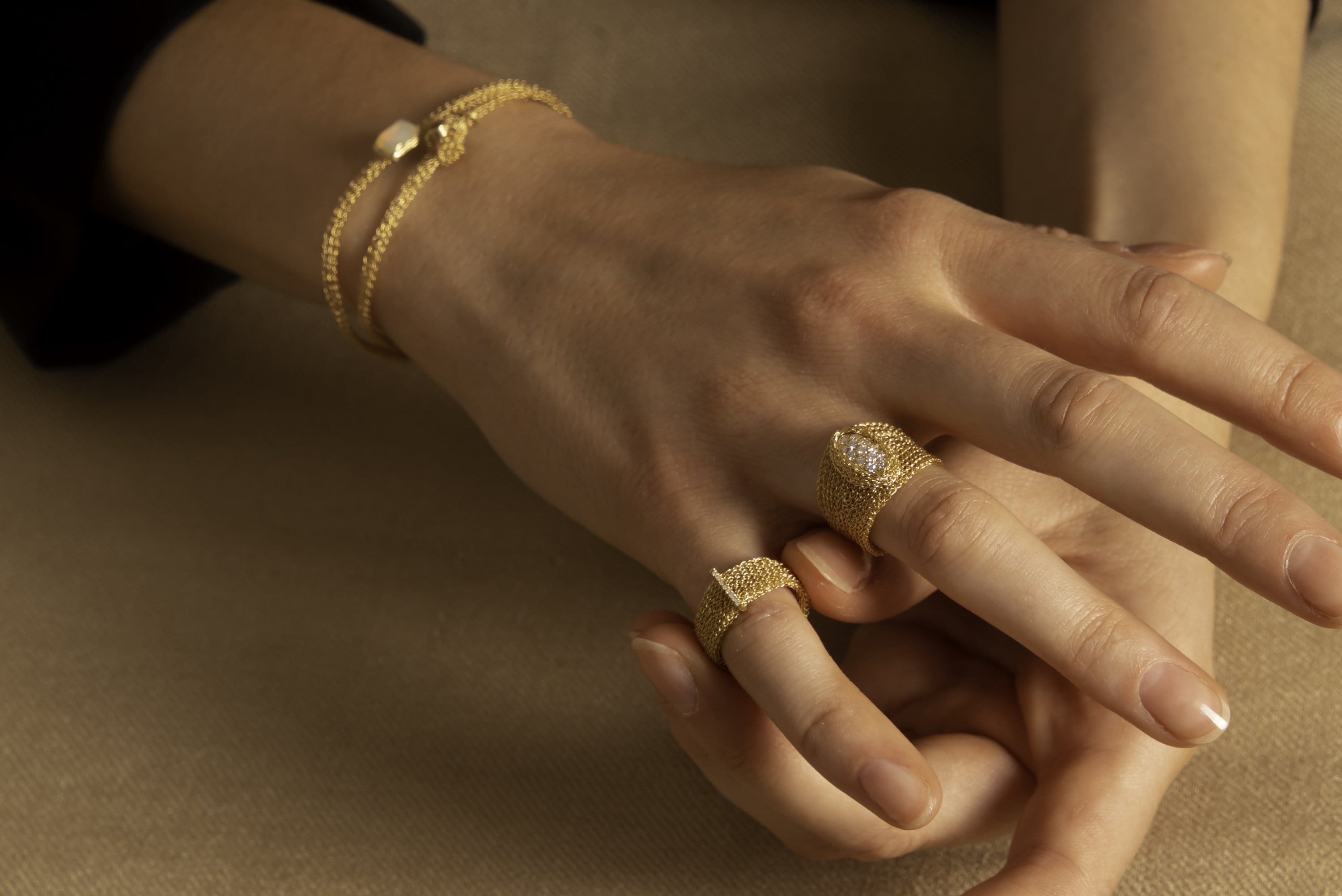 Lumo Pavé Cluster Ring