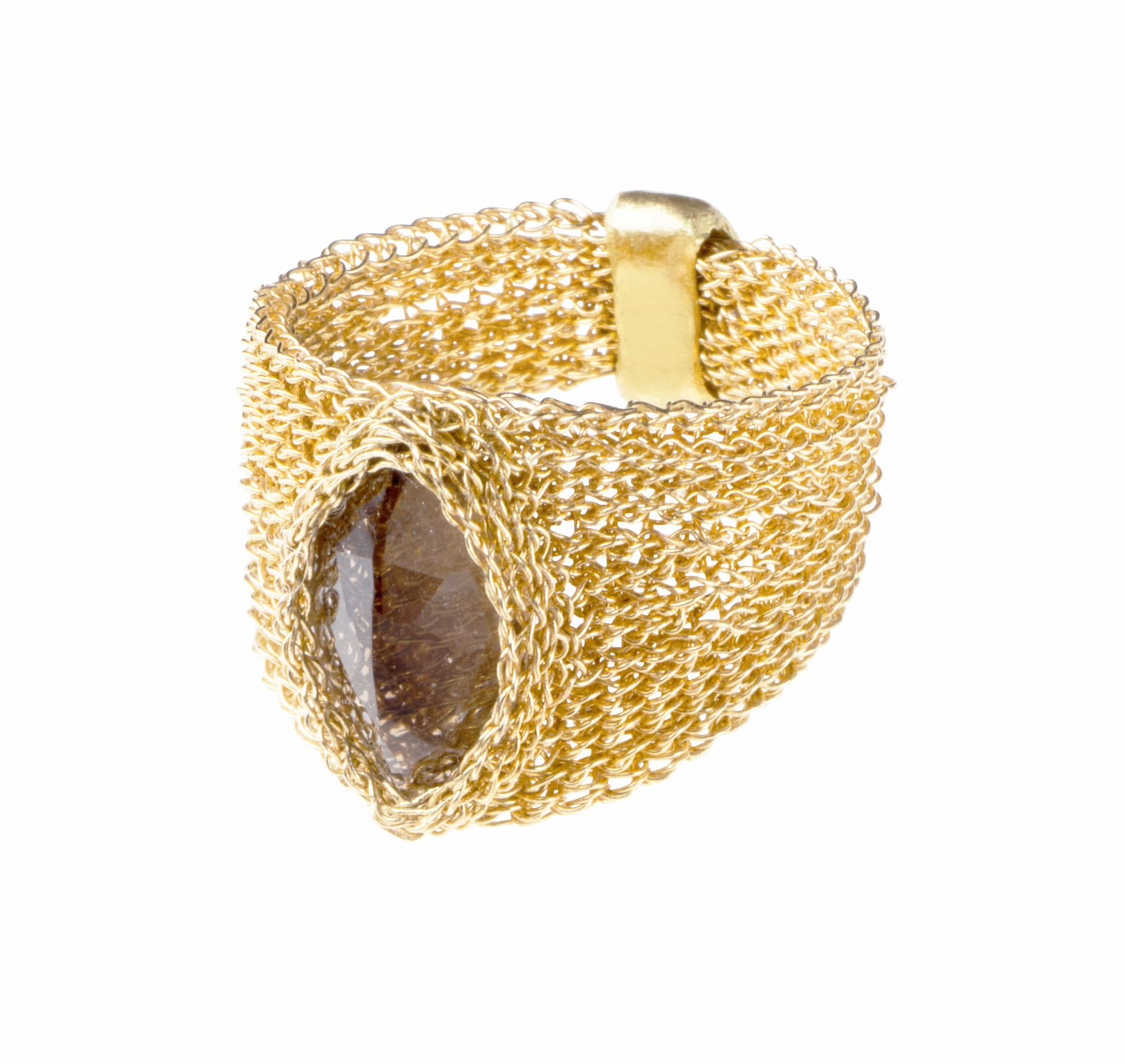 Smokey Quartz Fabia Ring
