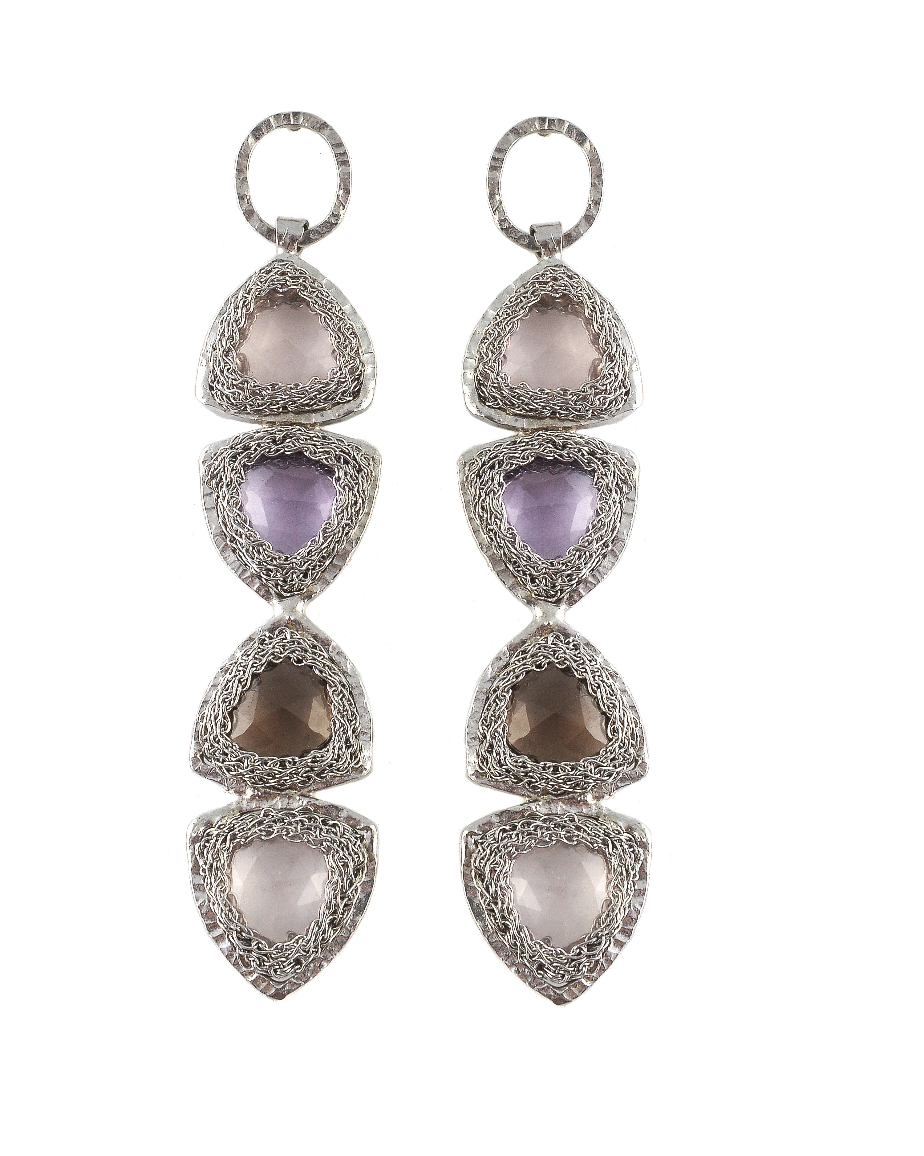 Aquarelle drop earrings