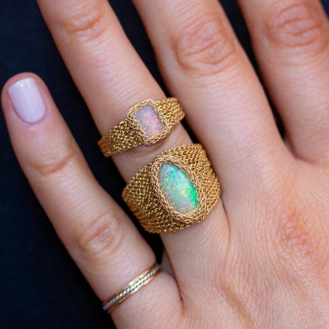 Opal Octavia Lace Ring